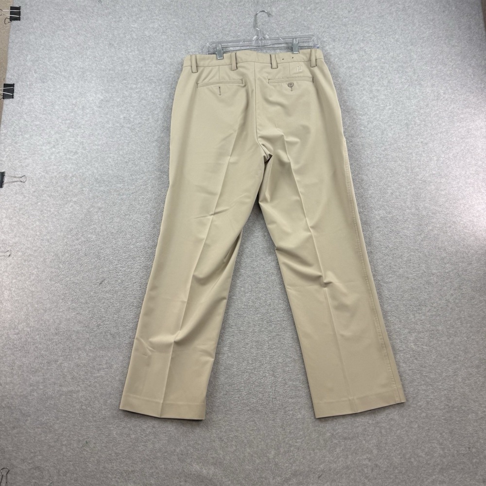 Footjoy Mens 35x30 Beige 5 Pocket Golf Pants Stretch Athletic Fit Performance *